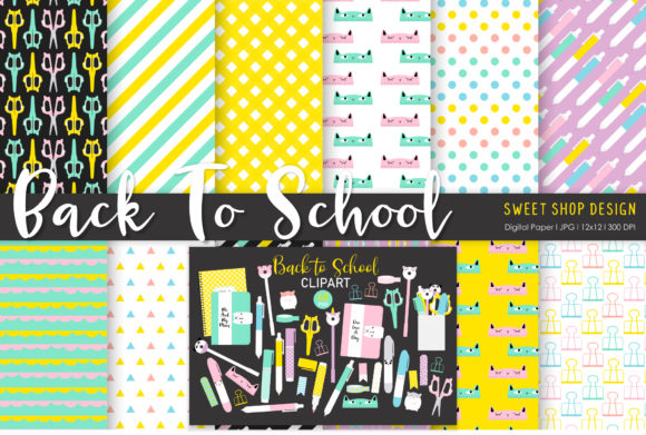 Back to School Digital Design Kit: Your Creative Toolkit for Educational Projects