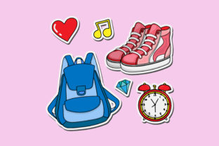 Bag and Shoes Illustration Design: Practical Style for Back-to-School and Beyond