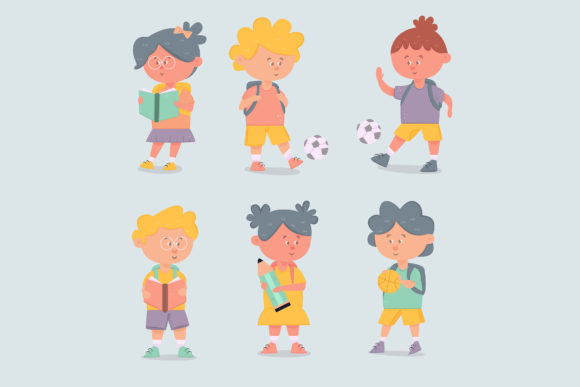 Children Back to School Hand Drawn: A Practical Guide to Vector Illustration Styles