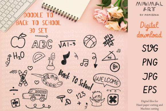 Doodles Back to School - 30 Designs Bundle