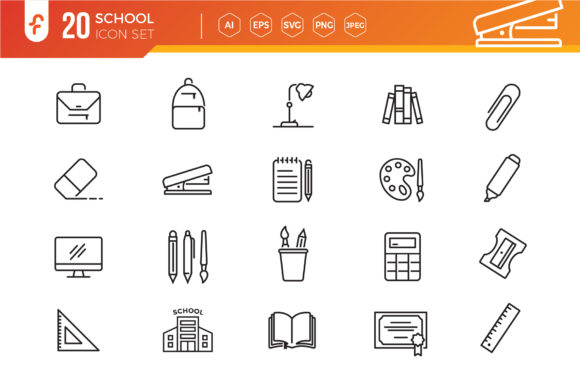 Education and Back to School Icon Set: A Practical Resource for Creators and Professionals
