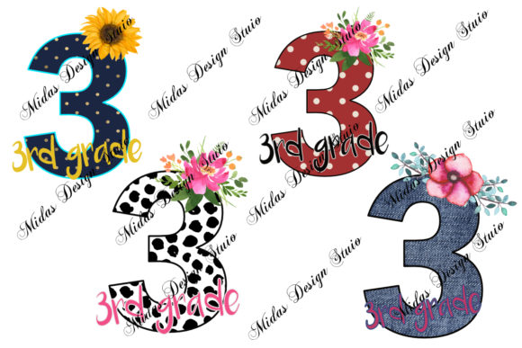 Sublimation - 3rd Third Grade Graphic: A Versatile Design for Creative Projects