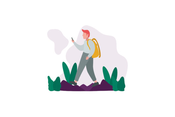 Walking with Gadget: The Power of Flat Illustration in Modern Design