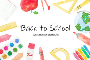 Watercolor Back to School Clipart: Practical Ways to Use Hand-Painted School Supplies in Your Projects